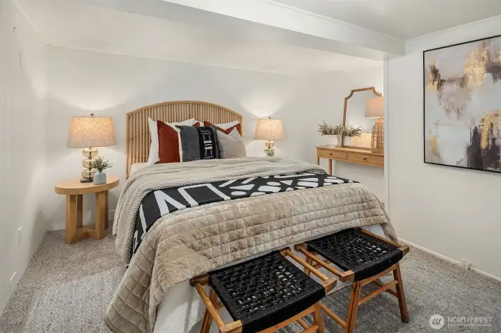 4th overall bedroom located in the Lower Level.