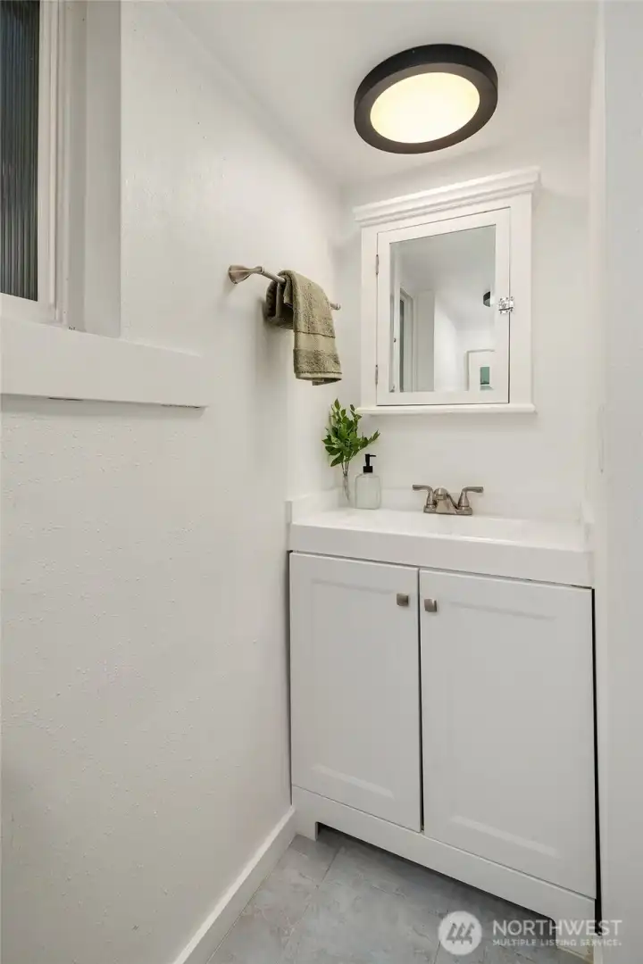 3/4 bath room in Lower Level