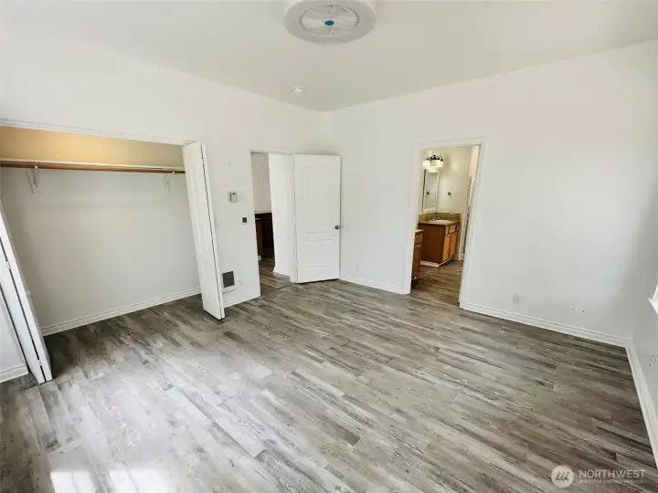 Light and Bright Primary Suite on main floor