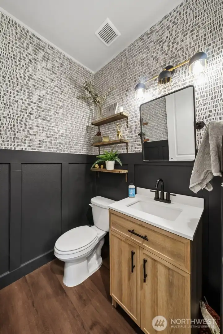 Main floor powder room