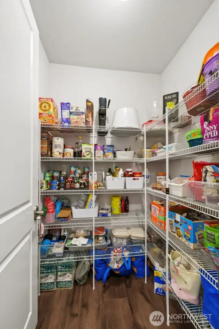 Large pantry in kitchen