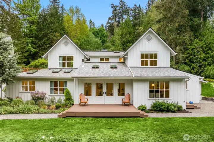 Gorgeous modern farmhouse in the coveted south end Crystal Springs neighborhood.