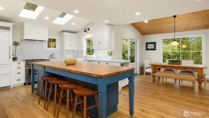 The main floor's spacious, open floor plan is perfect for everyday living and entertaining.