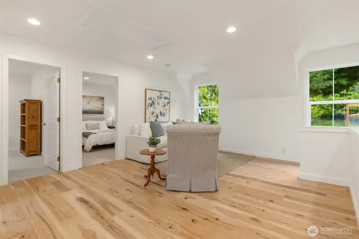 Additional view of above-garage finished space.