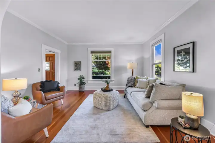 Hardwood and clean lines for your fresh start