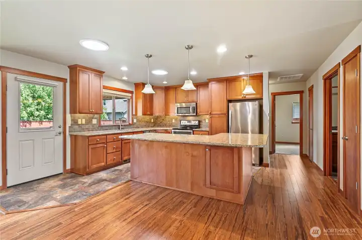 Gorgeous cabinetry and stainless steel appliances. Gorgeous cabinetry and stainless steel appliances.