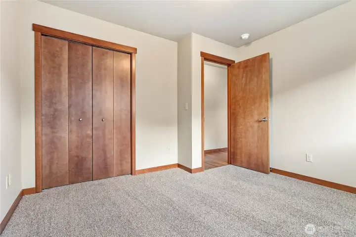 Bedroom 2 with large closet. Bedroom 2 with large closet.