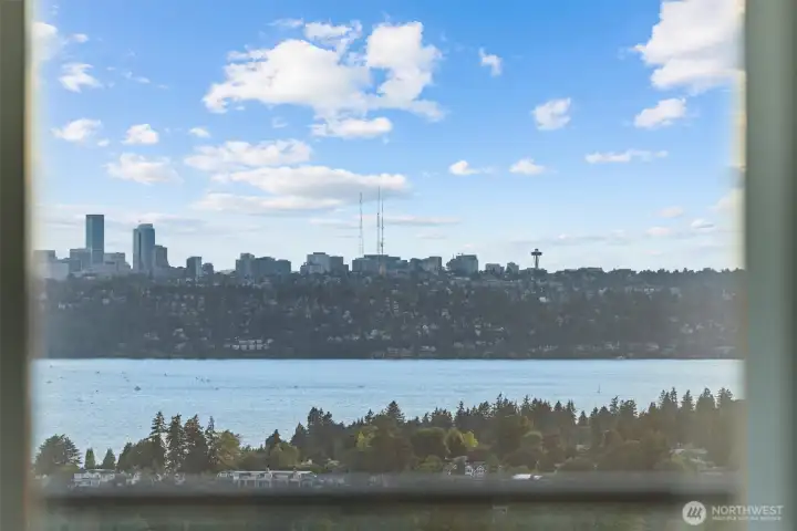 Seattle skyline & Space Needle view, too! Seattle skyline & Space Needle view, too!