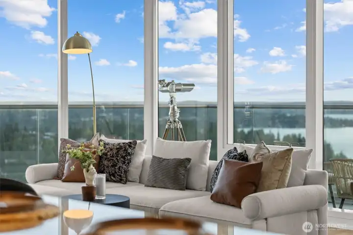 Relax and watch the world go by from your peaceful perch. Relax and watch the world go by from your peaceful perch.