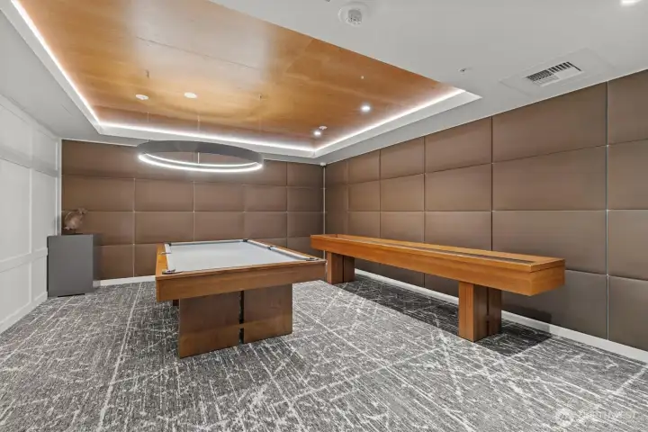 Billiards & shuffleboard table, too! Billiards & shuffleboard table, too!