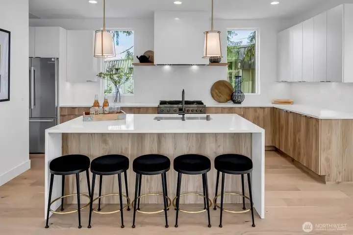 Designer kitchen. Designer kitchen.