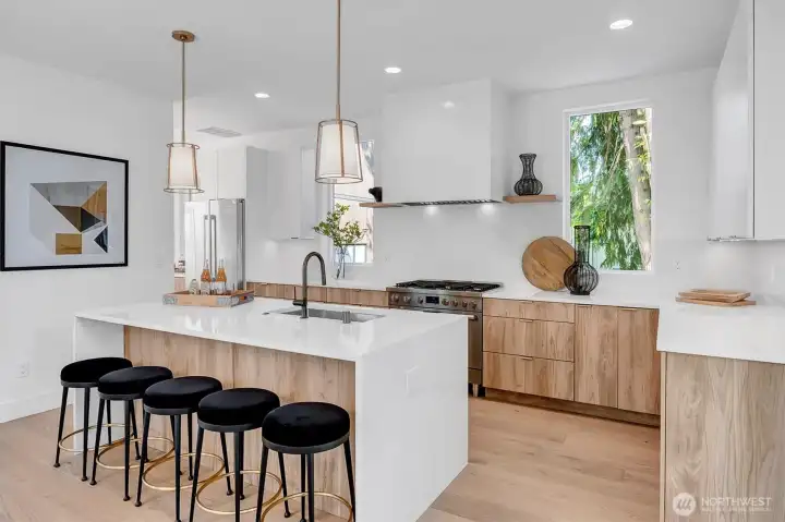 Open living spaces. Open living spaces.