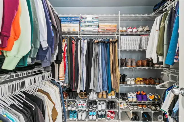 walk in closet in primary