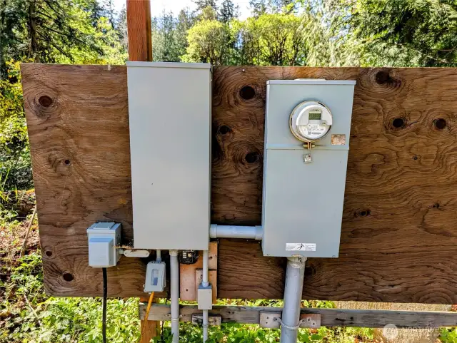 Power on the property.