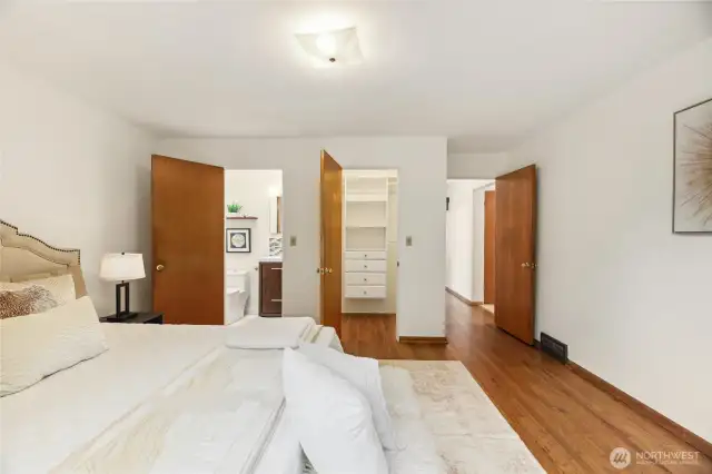 Primary bdrm on main floor