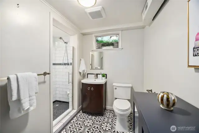 Bathroom in basement