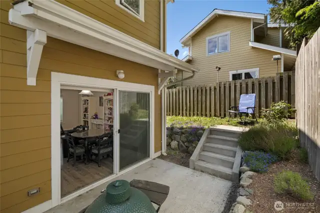 Back patio and deck