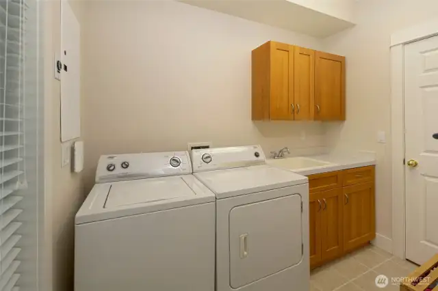 First floor utility room