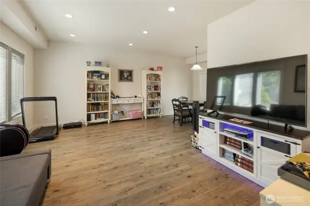 Spacious open living room
