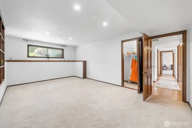 Lower-level bonus room.