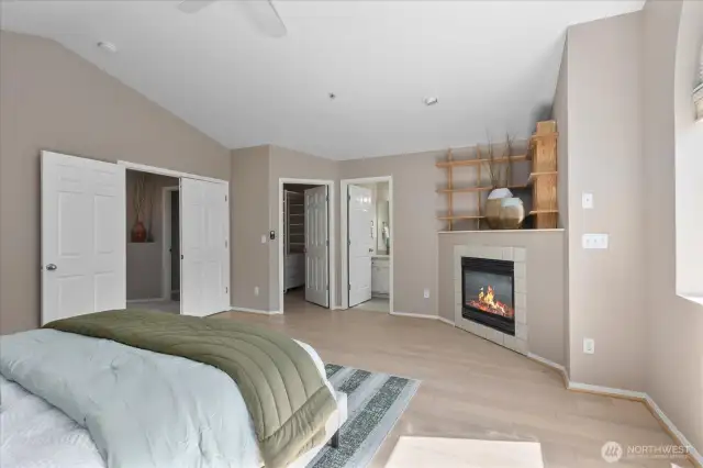 Gas Fireplace, Walk-In Closet & En-Suite Bath. Turn-Key and Ready to Relax & Retreat!