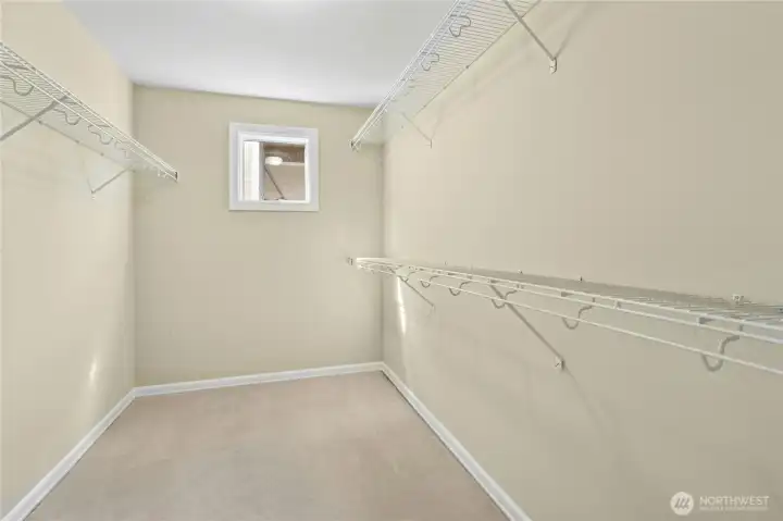 Owner Suite walk-in closer