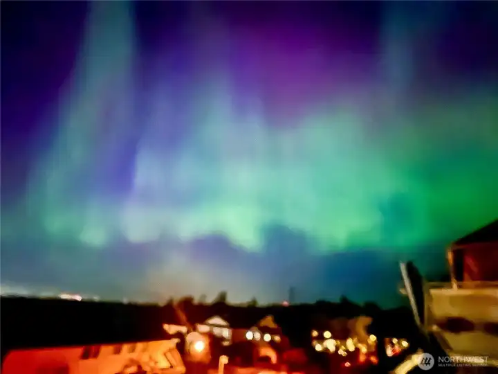 Aurora Borealis Northern Lights put on quite the display this year right from the deck!
