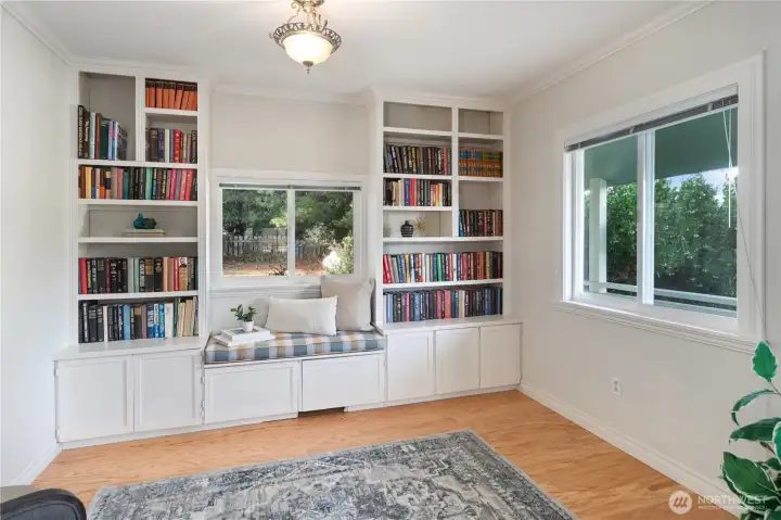 Cozy library/ den.