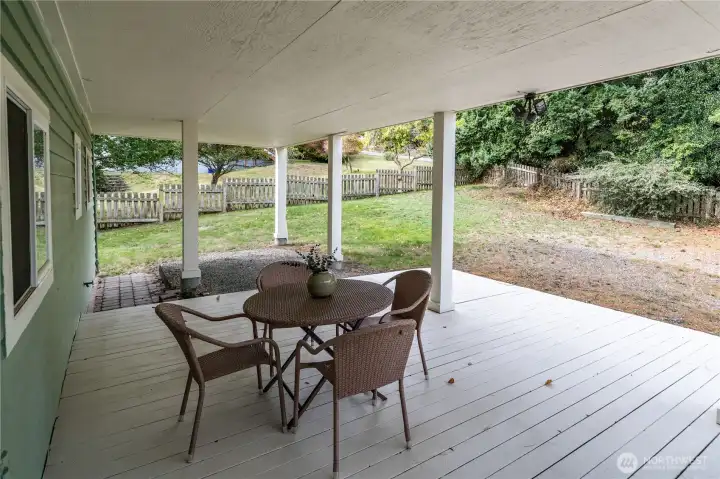 Covered deck