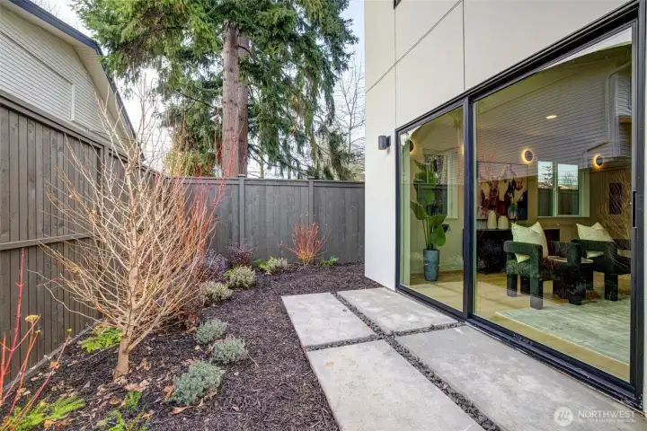 A private patio - the perfect start to the day with morning coffee or unwind at the end of the day.