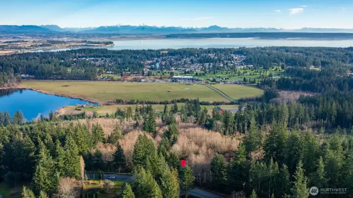 Exceptional Views! Imagine, Golf course, snow-capped mountains, City lights and lake!