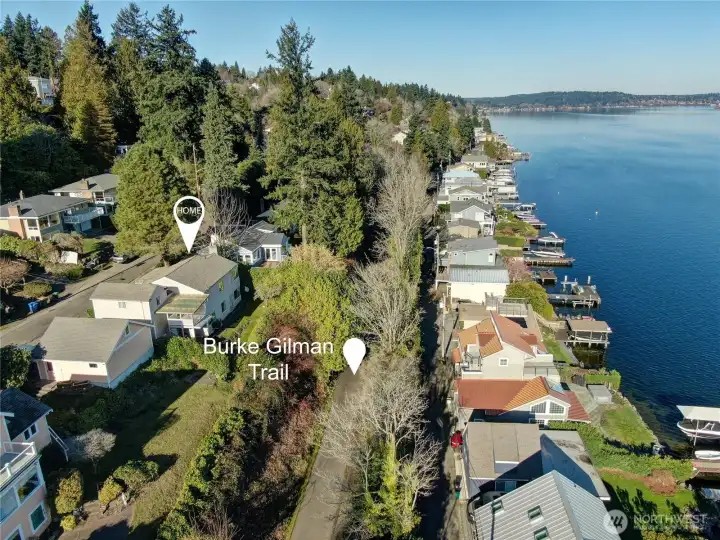The Burke-Gilman Trail is literally at your feet!