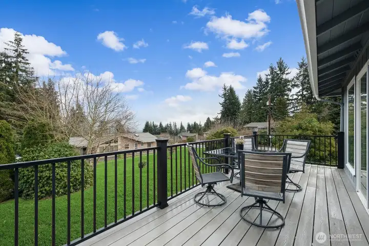 Trex Deck off living room