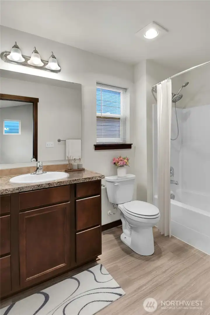 Primary Bathroom with Full Bath-Virtually Staged