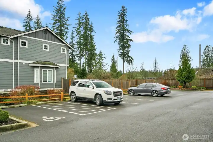 Guest Parking in front of Home