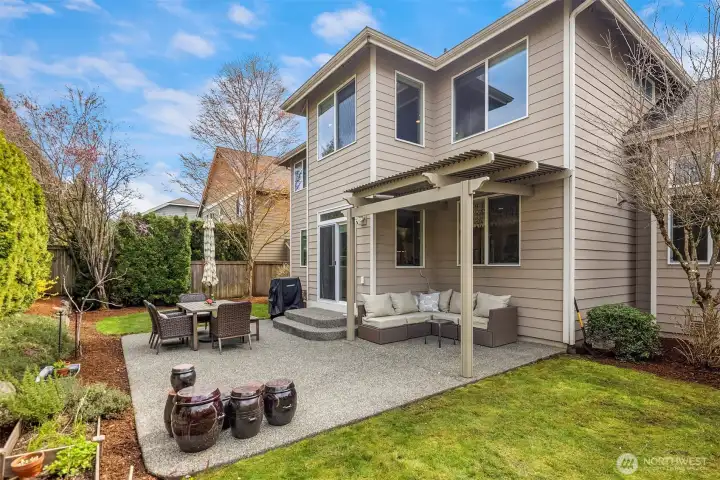 Relax and enjoy the beautifully landscaped yards