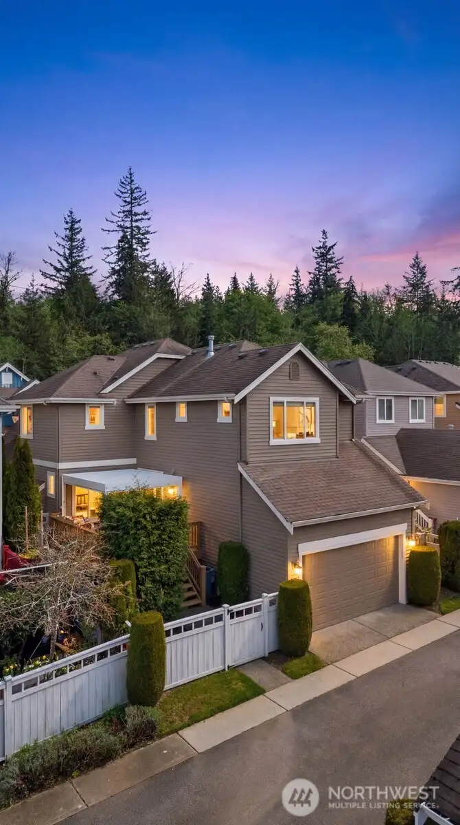 2-car garage entry in alley.