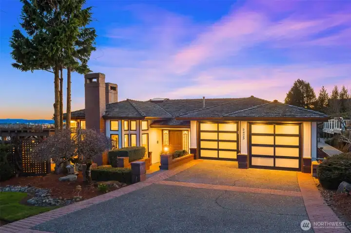 East-facing Summit coveted view-loop home