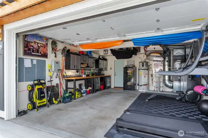 Garage is wired for an EV!