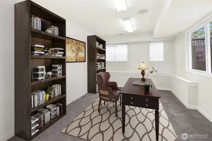 Superb office, digitally staged