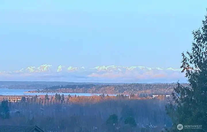 Sunrise image from front window