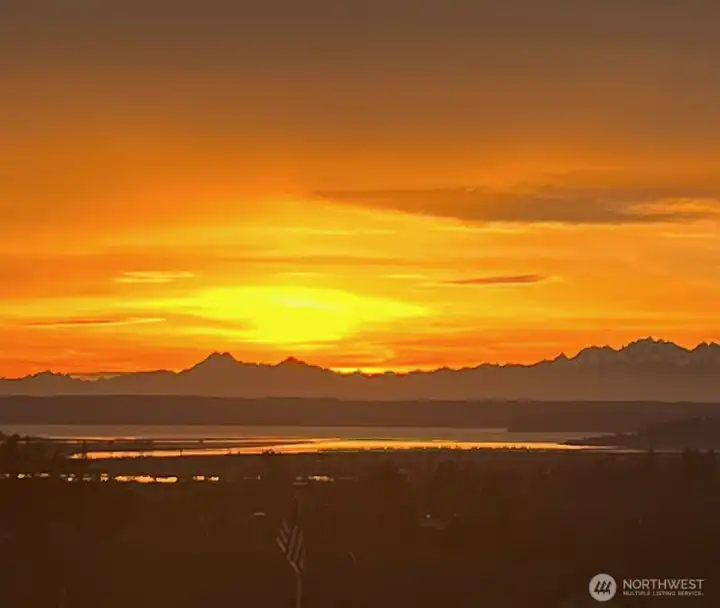 Sunset Image from front window
