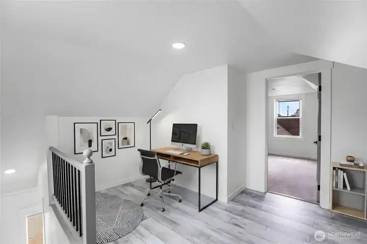 Office or Reading Space – Virtually Staged