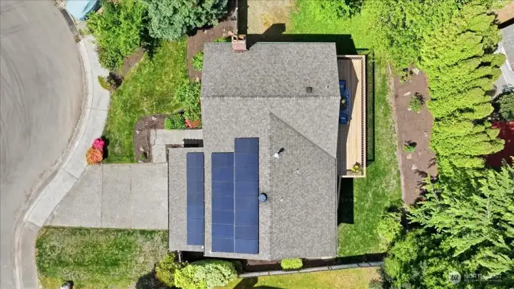 Solar panels stay and provide energy to help offset rising electricity cost year-round. Track your monthly production and consumption through Enphase.