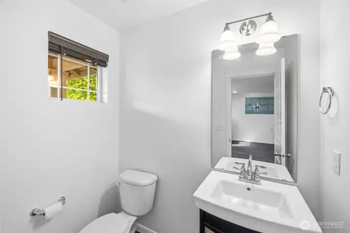 Main floor powder room