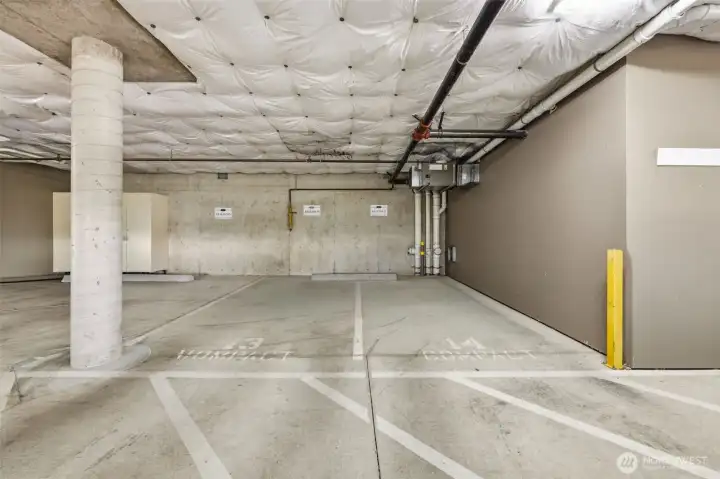 two parking spaces 13 and 14 two parking spaces 13 and 14
