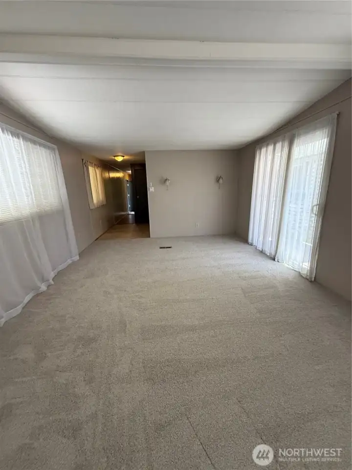 Living room and Dining area