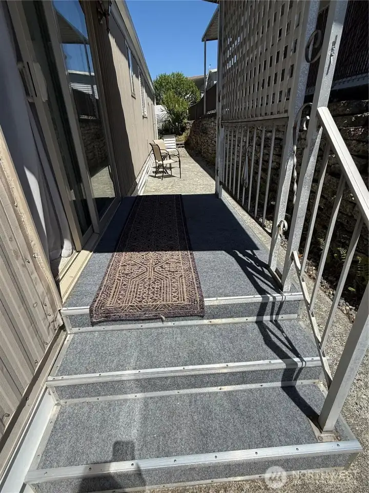 Side deck new carpet