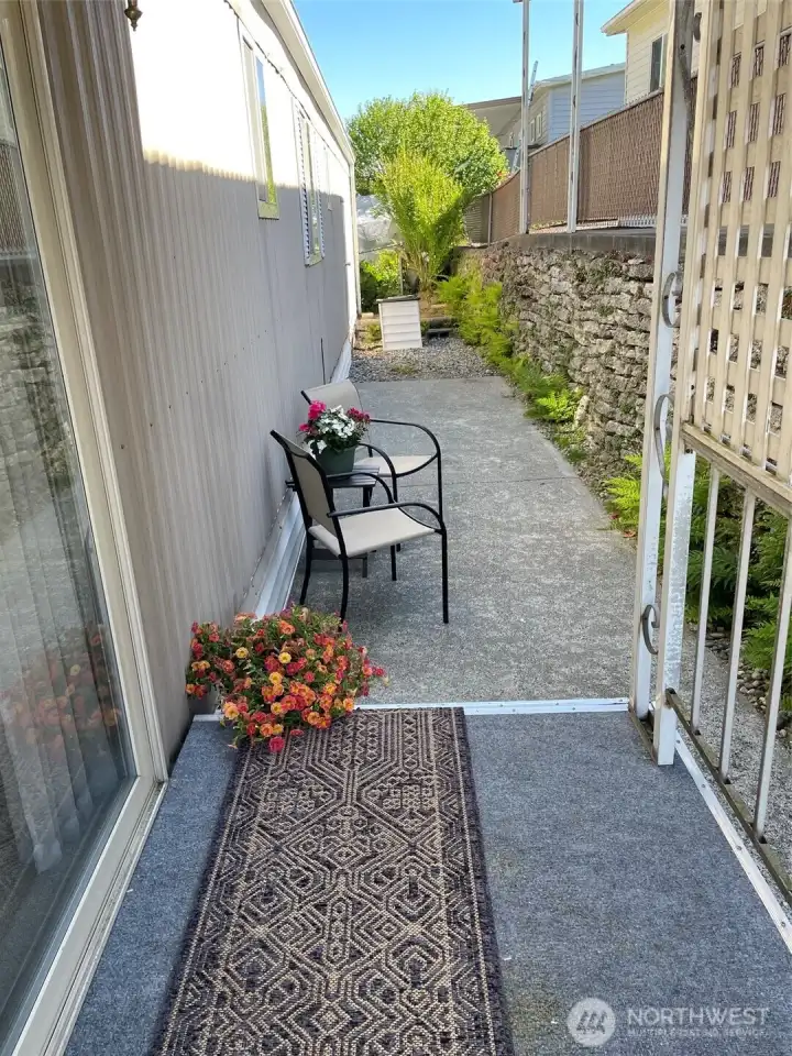 Back patio