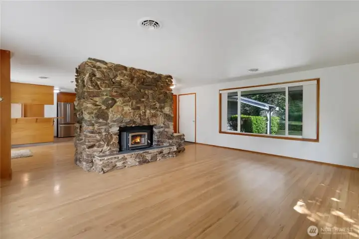 Fire was digitally added to fireplace
